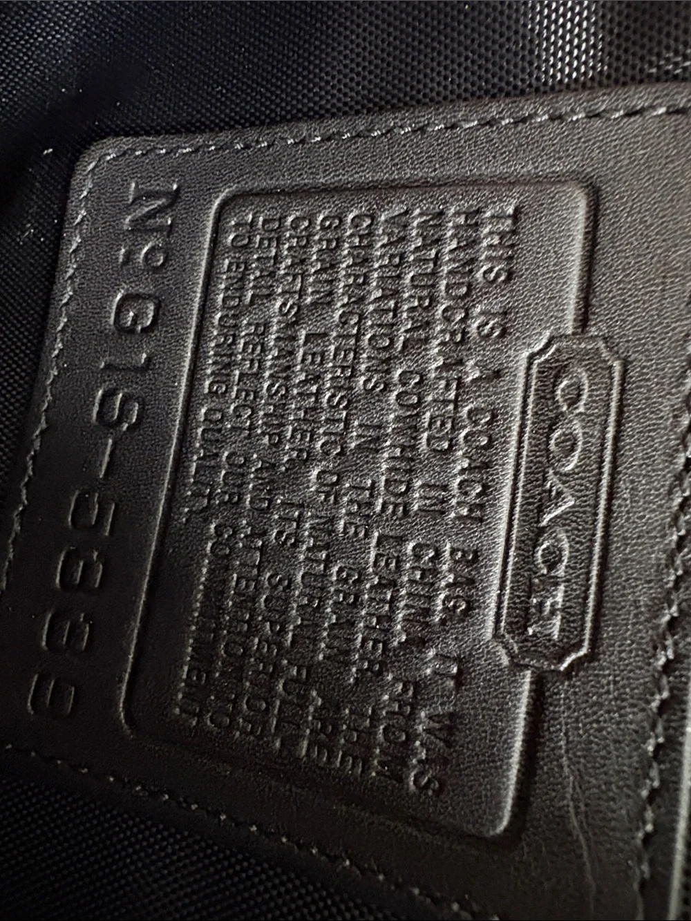 Coach Dark Brown Leather Laptop Shoulder Bag